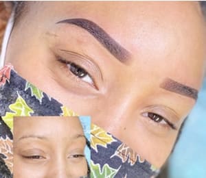 Eyebrow Tattoo result by Brows & Lashes Pro Houston in Missouri City, TX