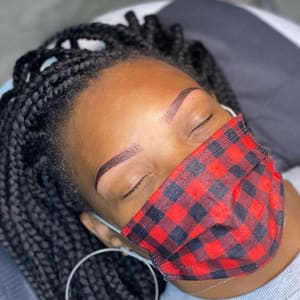 Eyebrow Tattoo result by Brows N Babes in Chevy Chase, MD