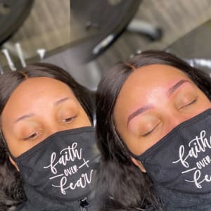 Eyebrow Tattoo result by Brows N Babes in Chevy Chase, MD
