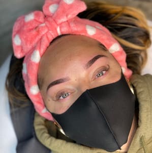 Eyebrow Tattoo result by Brows N Babes in Chevy Chase, MD