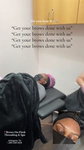 Eyebrow Tattoo result by Brows On Fleek Threading & Spa in Arlington, TX