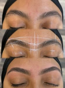 Eyebrow Tattoo result by Brows On Fleek Threading & Spa in Arlington, TX