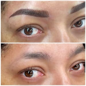 Eyebrow Tattoo result by Brows Specialist and PMU Artists LLC in Dallas, TX