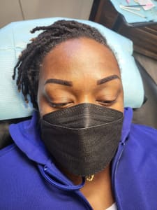 Eyebrow Tattoo result by Brows & Tresses in Lutherville, MD