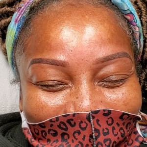 Eyebrow Tattoo result by Brows & Tresses in Lutherville, MD
