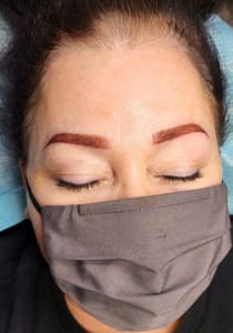 Eyebrow Tattoo result by Brows & Tresses in Lutherville, MD