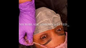 Eyebrow Tattoo result by BrowsAllured Beauty & Suites in Clinton, MD