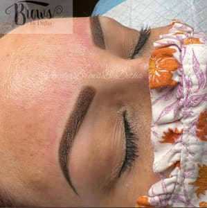 Eyebrow Tattoo result by BrowsByDitha in Burlington, NC