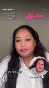 Eyebrow Tattoo result by BrowsByMiraa in Saginaw, TX