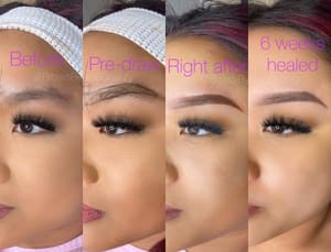 Eyebrow Tattoo result by BrowsByNouBeauty in Citrus Heights, CA