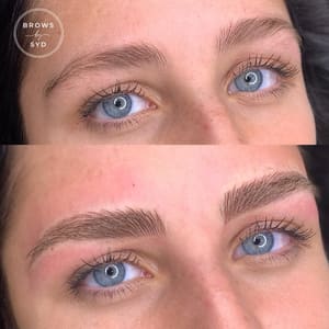Eyebrow Tattoo result by Browsbysyd Microblading Services in Layton, UT
