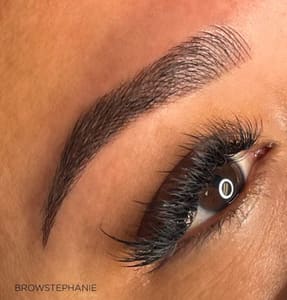 Eyebrow Tattoo result by BrowStephanie Studios in San Antonio, TX