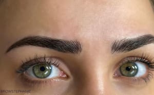 Eyebrow Tattoo result by BrowStephanie Studios in San Antonio, TX