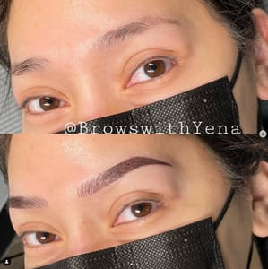 Eyebrow Tattoo result by BrowswithYena in Kansas City, MO