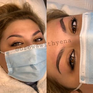 Eyebrow Tattoo result by BrowswithYena in Kansas City, MO