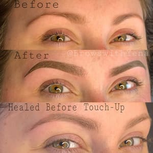Eyebrow Tattoo result by BrowswithYena in Kansas City, MO