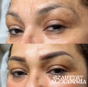 Eyebrow Tattoo result by Browsxalexandria in Riverside, CA