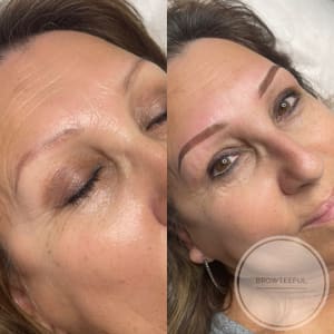 Eyebrow Tattoo result by Browteeful in Stanton, CA