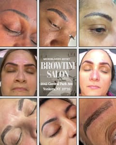 Eyebrow Tattoo result by BrowTini Salon in Yonkers, NY