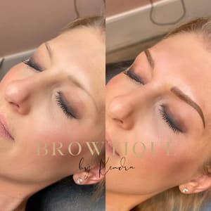 Eyebrow Tattoo result by Browtique By Kendra in Tomball, TX