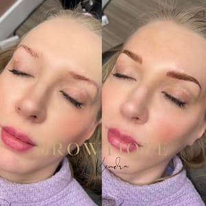 Eyebrow Tattoo result by Browtique By Kendra in Tomball, TX