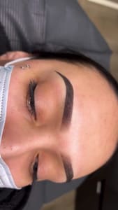 Eyebrow Tattoo result by Browz & Beauty Lounge in Modesto, CA