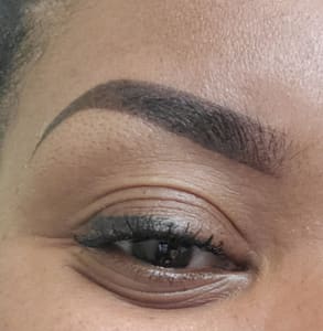 Eyebrow Tattoo result by Browz & Beauty Lounge in Modesto, CA