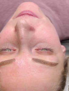 Eyebrow Tattoo result by Browz by Design/Rupunzels Hair Studio in Canton, OH