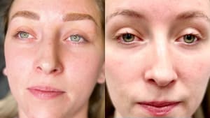 Eyebrow Tattoo result by Browz by Design/Rupunzels Hair Studio in Canton, OH