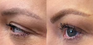 Eyebrow Tattoo result by Browz by Design/Rupunzels Hair Studio in Canton, OH