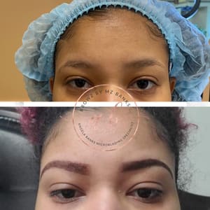 Eyebrow Tattoo result by Browz By Mz Banks, LLC in Mckinney, TX