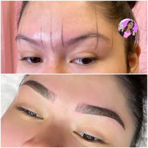 Eyebrow Tattoo result by Browz & Lashes Beauty By Megan Michelle LLC in Columbus, IN