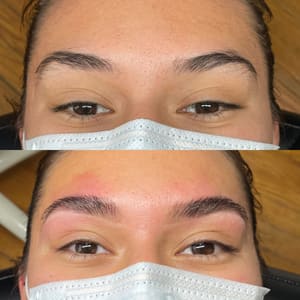 Eyebrow Tattoo result by Browza Studio in Sacramento, CA