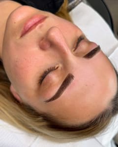 Eyebrow Tattoo result by Brynn’s Ink Aesthetics in Highland Village, TX