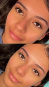 Eyebrow Tattoo result by Bueno Beauty LLC in Laredo, TX