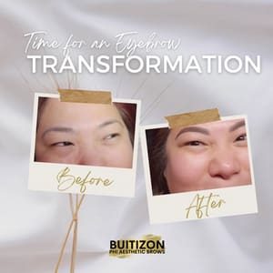 Eyebrow Tattoo result by Buitizon Medspa & Salon Suites in Mesa, AZ