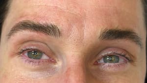 Eyebrow Tattoo result by .bunny feather beauty. in Los Angeles, CA