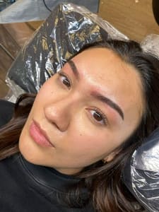Eyebrow Tattoo result by Busa Aesthetics in Burlington, NC