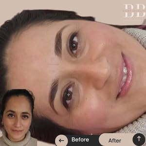 Eyebrow Tattoo result by Busy Beauty by A.SnellAesthetics in Long Beach, CA