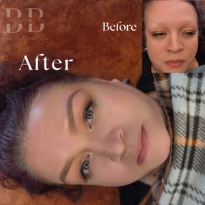 Eyebrow Tattoo result by Busy Beauty by A.SnellAesthetics in Long Beach, CA