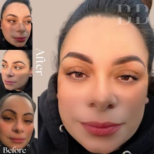 Eyebrow Tattoo result by Busy Beauty by A.SnellAesthetics in Long Beach, CA