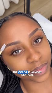 Eyebrow Tattoo result by Butterbrow in Takoma Park, MD