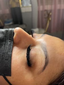 Eyebrow Tattoo result by Butterfly Kissed By Wes in Rocky Mount, NC