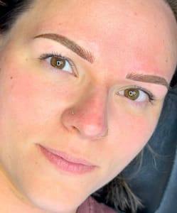 Eyebrow Tattoo result by BW Cosmetic Tattoo in The Plains, VA