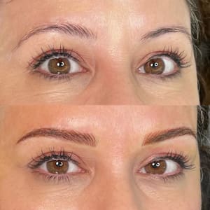 Eyebrow Tattoo result by BW Cosmetic Tattoo in The Plains, VA