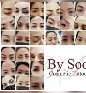 Eyebrow Tattoo result by By Soo Cosmetic Tattoo in Arcadia, CA