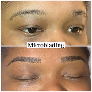 Eyebrow Tattoo result by C V Brows&Beauty in High Point, NC