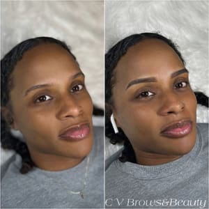 Eyebrow Tattoo result by C V Brows&Beauty in High Point, NC