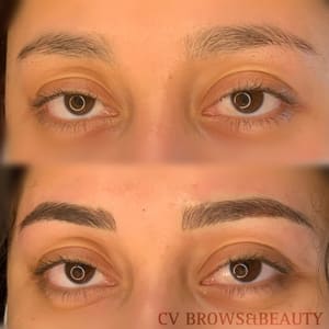 Eyebrow Tattoo result by C V Brows&Beauty in High Point, NC
