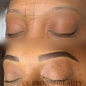 Eyebrow Tattoo result by C V Brows&Beauty in High Point, NC